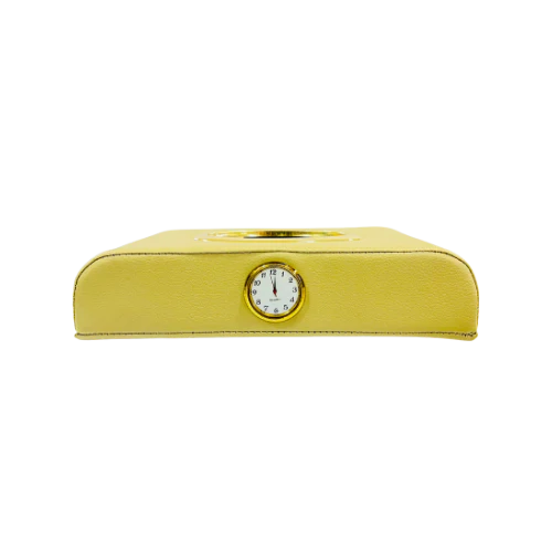 Tissue Box With Clock